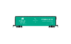 Rivarossi HR6663D - H0 - Gedeckter Güterwagen Pittsburgh & Lake Erie, P&LE - Wagen 4